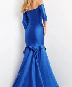 Jovani 03666 - Off Shoulder Trumpet Evening Gown 6 Jovani 03666 - Off Shoulder Trumpet Evening Gown