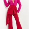 Jovani - 04148 Two Piece Two Tone Pantsuit 2 Jovani - 04148 Two Piece Two Tone Pantsuit