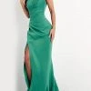 Jovani - 04222 Split One-Shoulder High Leg Slit Evening Gown 2 Jovani - 04222 Split One-Shoulder High Leg Slit Evening Gown