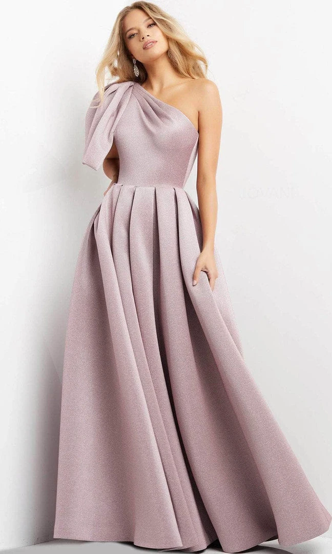 Jovani 04362 - Asymmetric Pleated Evening Gown 7 Jovani 04362 - Asymmetric Pleated Evening Gown