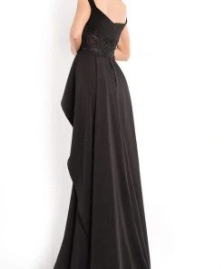 Jovani - 04460 Off Shoulder Embellished Dress With Overskirt 5 Jovani - 04460 Off Shoulder Embellished Dress With Overskirt