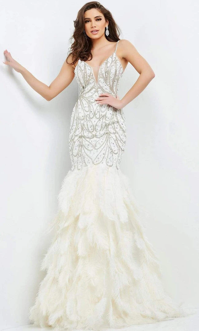 Jovani - 04625 Jeweled Tier-Ornate Dress 6 Jovani - 04625 Jeweled Tier-Ornate Dress