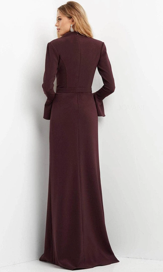 Jovani 04965 - Plunging V-Neck Fitted Evening Gown 4 Jovani 04965 - Plunging V-Neck Fitted Evening Gown