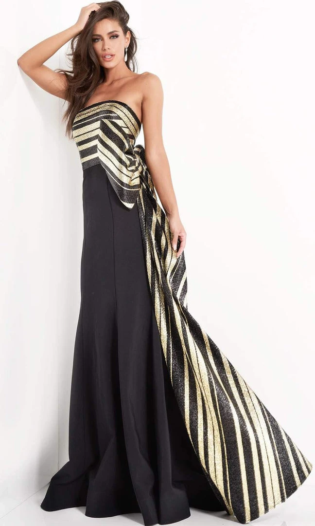 Jovani - 05084 Strapless Mermaid Evening Gown 4 Jovani - 05084 Strapless Mermaid Evening Gown