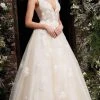Jovani - 06286 Sheer Floral Applique Bodice Tulle Ballgown 2 Jovani - 06286 Sheer Floral Applique Bodice Tulle Ballgown