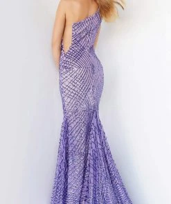 Jovani - 06517 One Shoulder Sequin Embellished Dress 11 Jovani - 06517 One Shoulder Sequin Embellished Dress