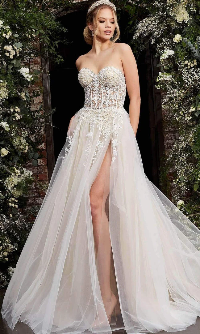 Jovani - 06610 Sweetheart Corset Bridal Gown 7 Jovani - 06610 Sweetheart Corset Bridal Gown