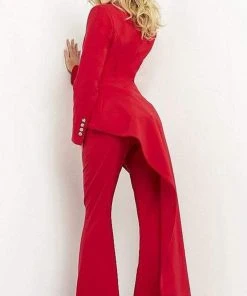 Jovani - 07209 Racer Back Two Piece Pantsuit