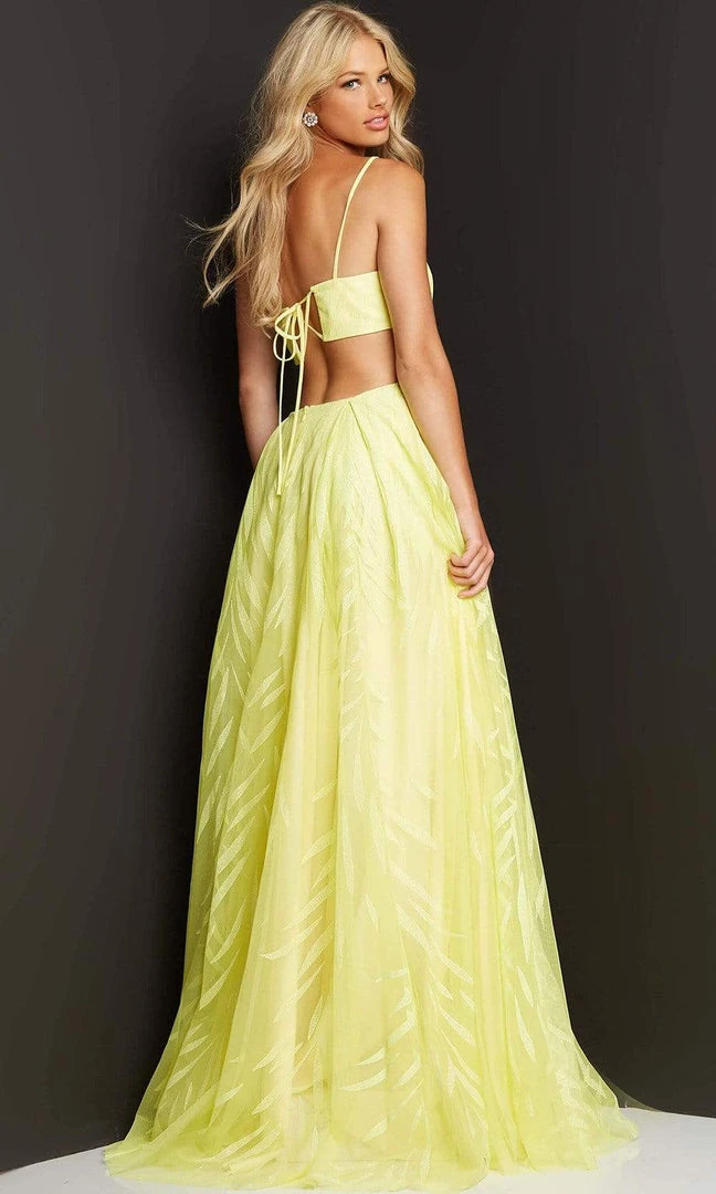 Jovani - 07251 One Shoulder A-Line Dress With Slit 4 Jovani - 07251 One Shoulder A-Line Dress With Slit