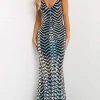 Jovani - 07285 Strapless Zigzag Sequin Long Gown 2 Jovani - 07285 Strapless Zigzag Sequin Long Gown