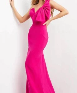 Jovani 07306 - Bow Accented Mermaid Evening Dress 9 Jovani 07306 - Bow Accented Mermaid Evening Dress