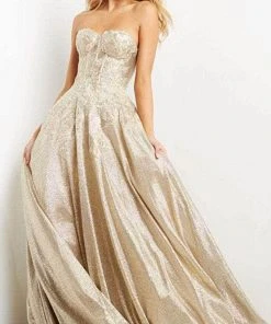Jovani 07497 - Strapless Sweetheart Neck Evening Gown 9 Jovani 07497 - Strapless Sweetheart Neck Evening Gown