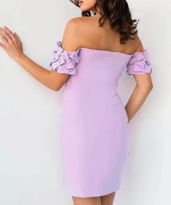 Jovani 07824 - Bow Accent Off Shoulder Cocktail Dress