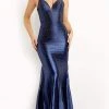 Jovani - 08157 Embellished Plunging Sweetheart Long Gown 1 Jovani - 08157 Embellished Plunging Sweetheart Long Gown