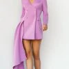 Jovani 08310 - Blazer Cascade Cocktail Dress 2 Jovani 08310 - Blazer Cascade Cocktail Dress