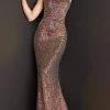 Jovani - 08472 Iridescent Embellished Sheath Dress