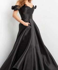 Jovani 08579 - Off Shoulder Crumbcatcher Evening Dress 9 Jovani 08579 - Off Shoulder Crumbcatcher Evening Dress