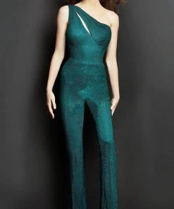 Jovani 09018 - Asymmetric Cutout Prom Jumpsuit 9 Jovani 09018 - Asymmetric Cutout Prom Jumpsuit