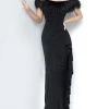 Jovani - 1147 Off-Shoulder Feather Sheath Dress 1 Jovani - 1147 Off-Shoulder Feather Sheath Dress
