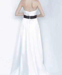 Jovani - 1614 Strapless Sweetheart High Low Dress