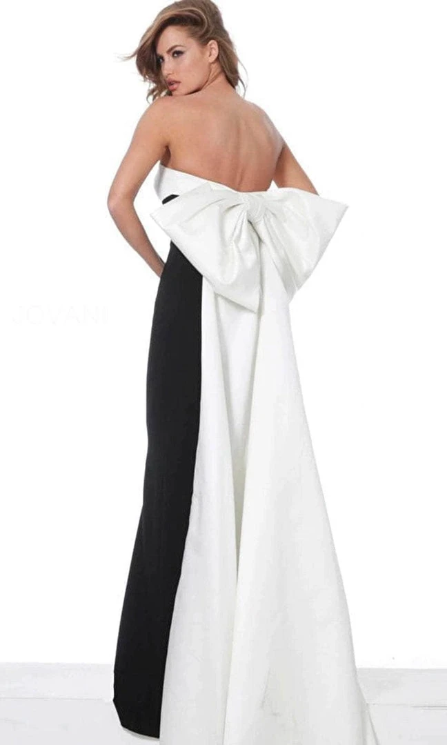 Jovani 1998 - Strapless Straight Across Neck Evening Dress 4 Jovani 1998 - Strapless Straight Across Neck Evening Dress