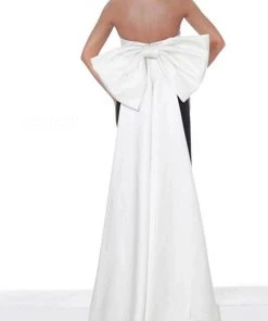 Jovani 1998 - Strapless Straight Across Neck Evening Dress 7 Jovani 1998 - Strapless Straight Across Neck Evening Dress