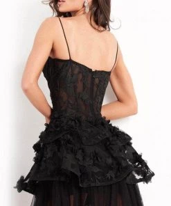 Jovani 3491 - Sweetheart Floral A-Line Cocktail Dress 6 Jovani 3491 - Sweetheart Floral A-Line Cocktail Dress