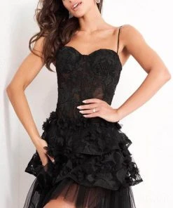 Jovani 3491 - Sweetheart Floral A-Line Cocktail Dress 7 Jovani 3491 - Sweetheart Floral A-Line Cocktail Dress