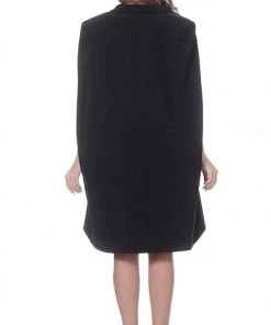 Jovani - 3551 Bateau Cape Sheath Cocktail Dress