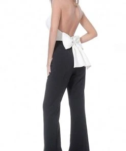 Jovani - 4520 High Halter Keyhole Jumpsuit