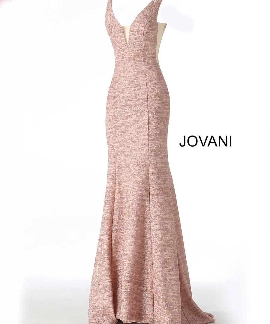 Jovani 45811 V-Neckline Prom Dress With Nude Cut-Outs 9 Jovani 45811 V-Neckline Prom Dress With Nude Cut-Outs