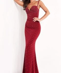 Jovani - 4728 Sweetheart Neckline Beaded Jersey Prom Dress 7 Jovani - 4728 Sweetheart Neckline Beaded Jersey Prom Dress