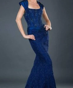 Jovani - 5470 Strapless Corset Bodice Beaded Mermaid Gown