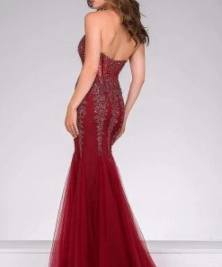 Jovani 5908 Strapless Sweetheart Corset Illusion Bodice Mermaid Gown 13 Jovani 5908 Strapless Sweetheart Corset Illusion Bodice Mermaid Gown