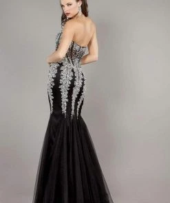 Jovani 5908 Strapless Sweetheart Corset Illusion Bodice Mermaid Gown 11 Jovani 5908 Strapless Sweetheart Corset Illusion Bodice Mermaid Gown