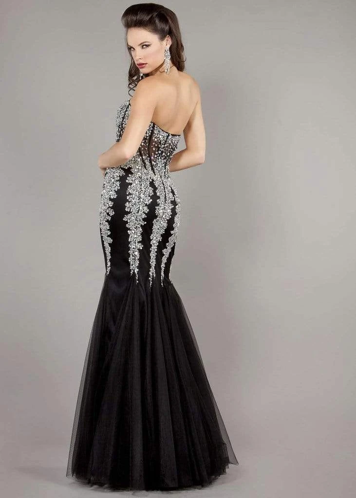 Jovani 5908 Strapless Sweetheart Corset Illusion Bodice Mermaid Gown 4 Jovani 5908 Strapless Sweetheart Corset Illusion Bodice Mermaid Gown