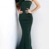 Jovani - 63994 One Shoulder Ruffle Sleeve Mermaid Evening Gown 1 Jovani - 63994 One Shoulder Ruffle Sleeve Mermaid Evening Gown