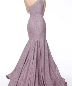 Jovani - 67650 Stretch Glitter Mermaid Dress With Sweep Train 11 Jovani - 67650 Stretch Glitter Mermaid Dress With Sweep Train