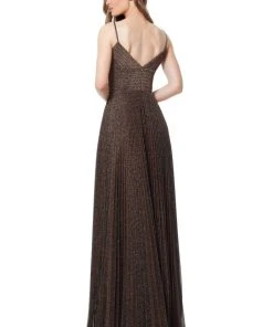 Jovani - 68091 Glittered Sweetheart Maxi Dress