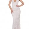 Jovani - 8102 Sequin Embellished Plunging V Neck Dress