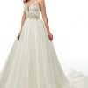 Lo'Adoro Bridal By Rachel Allan - M762 Embellished V-Neck Ballgown