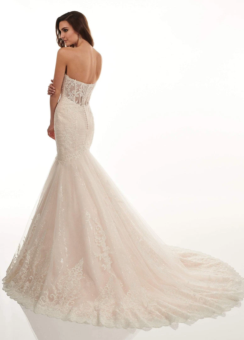 Lo'Adoro By Rachel Allan - M732 Strapless Mermaid Bridal Dress 4 Lo'Adoro By Rachel Allan - M732 Strapless Mermaid Bridal Dress