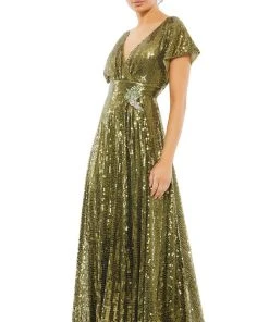 Mac Duggal 10773 - Brooch Detail Evening Gown | Couture Candy 11 Mac Duggal 10773 - Brooch Detail Evening Gown | Couture Candy