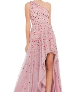 Mac Duggal 10825 - One Shoulder Evening Gown | Couture Candy