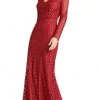 Mac Duggal 20271 - Embroidered Long Sleeve Evening Dress 2 Mac Duggal 20271 - Embroidered Long Sleeve Evening Dress