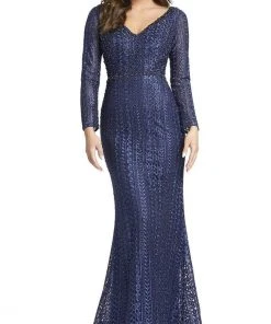 Mac Duggal 20271 - Embroidered Long Sleeve Evening Dress 11 Mac Duggal 20271 - Embroidered Long Sleeve Evening Dress