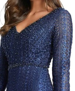 Mac Duggal 20271 - Embroidered Long Sleeve Evening Dress 13 Mac Duggal 20271 - Embroidered Long Sleeve Evening Dress