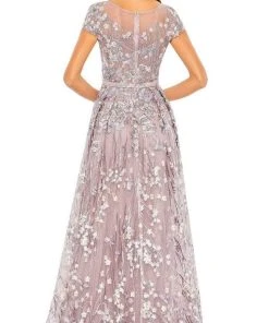 Mac Duggal 20405 - Beaded Lace Evening Dress