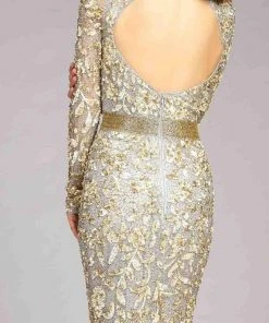 Mac Duggal - 4316D Sequined Mesh Lace Gown