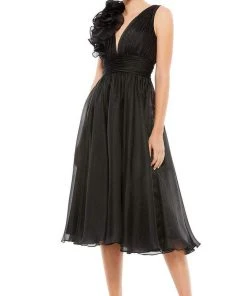 Mac Duggal - 49494 Sleeveless Ruched A-Line Dress